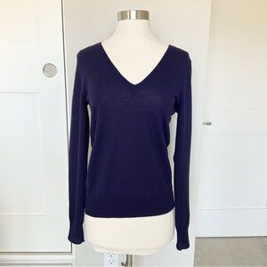 Club Monaco Purple Merino Wool Sweater